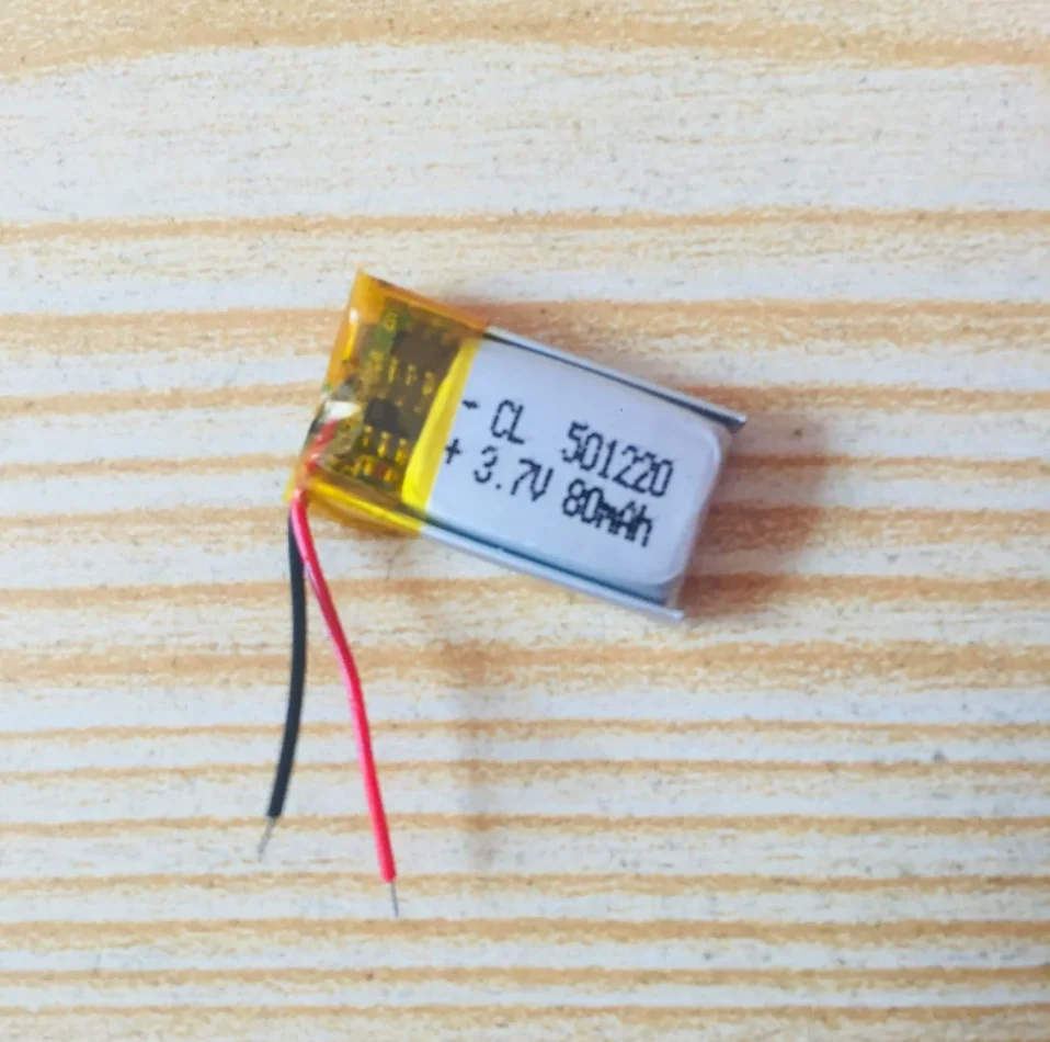 3.7V 501220  polymer lithium battery with protection board , used for bluetooth MP3,MP4 1pcs/lot