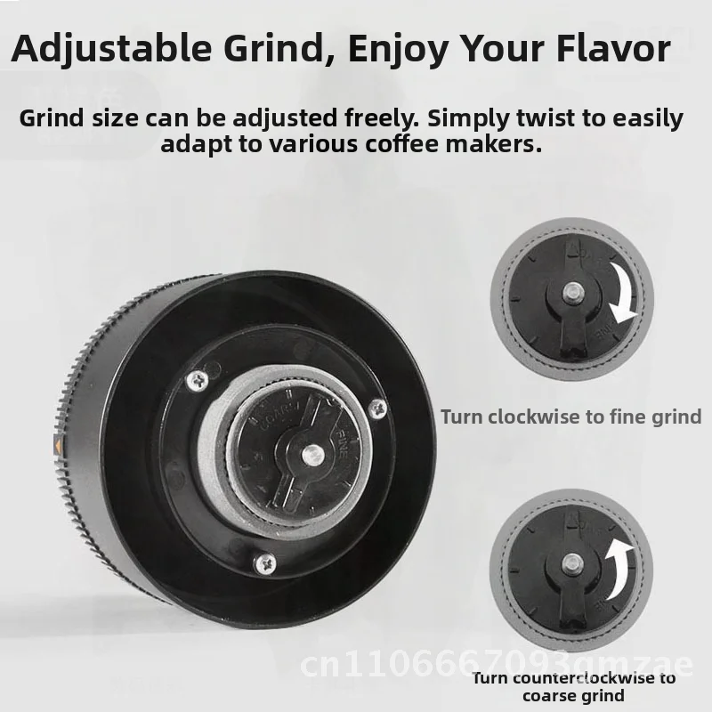 

Портативная электрическая кофемолка для зерен, перезаряжаемая от USB, современный минималистичный дизайн для офиса, домашнего бара -