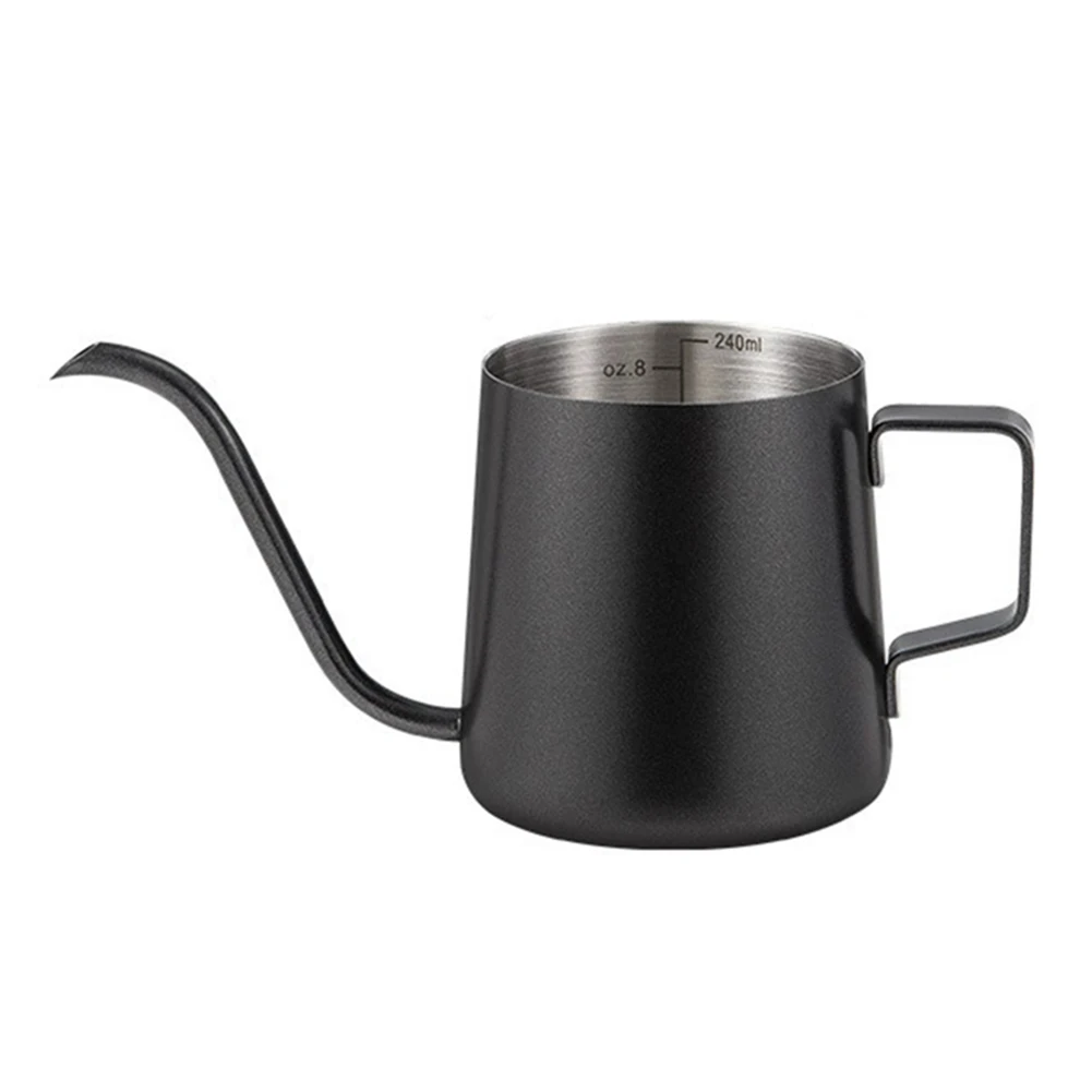 

Чайник для кофе из нержавеющей стали 304 для домашнего использования, с эргономичным носиком для точного налива, различные объемы