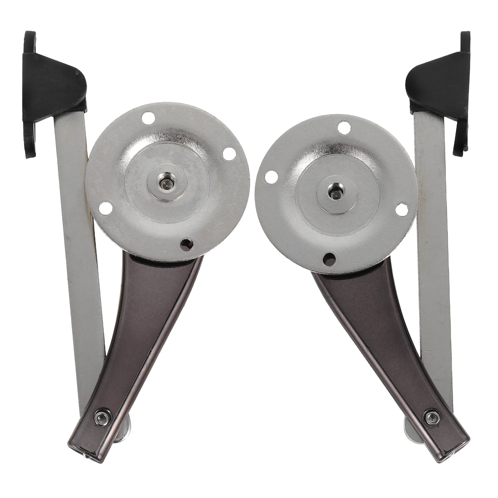 2 قطعة دعامات غاز البقاء الهيدروليكية للخزانات، قضيب دعم قابل للتعديل، تجهيزات أثاث الرفع الهيدروليكي المتين