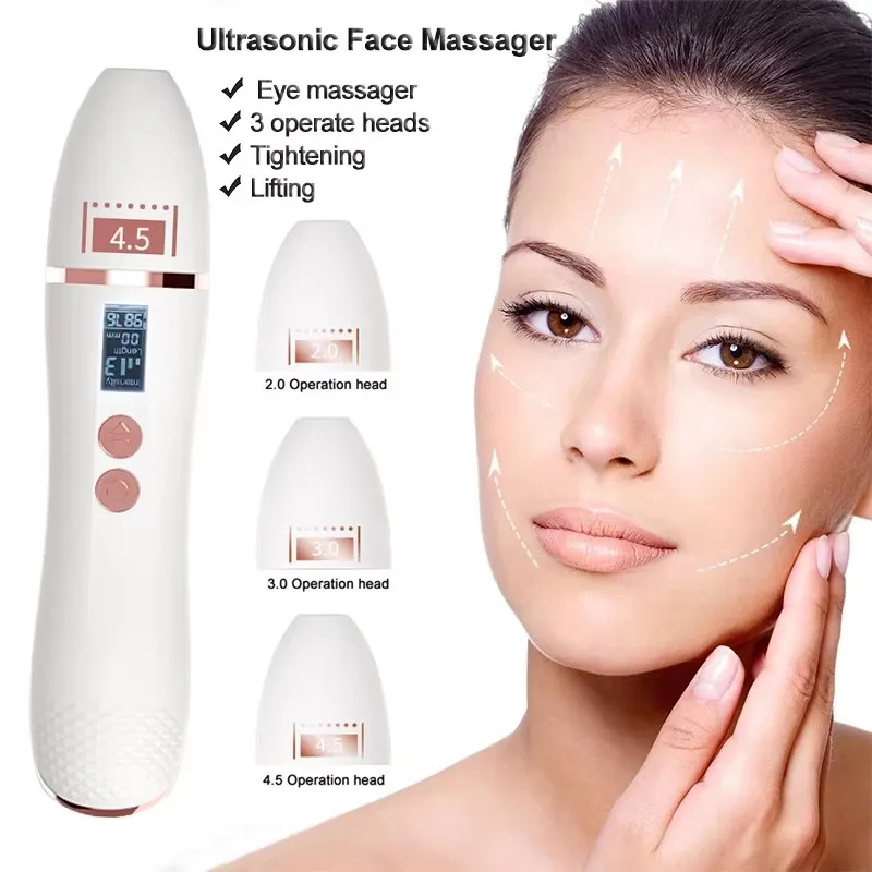 7D ใหม่ Mini Hifu Ultrasonic Face Lifting Massager Eye Care อุปกรณ์ความงามสําหรับ Home SPA Anti-Aging กระชับผิวกําจัดริ้วรอย