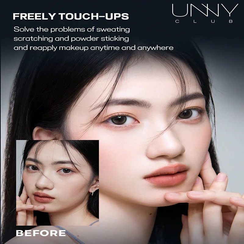 Polvo suelto de ajuste de alta definición, niebla mate, control de aceite de larga duración de 12H, efecto de enfoque suave y ligero para máscara de línea fina