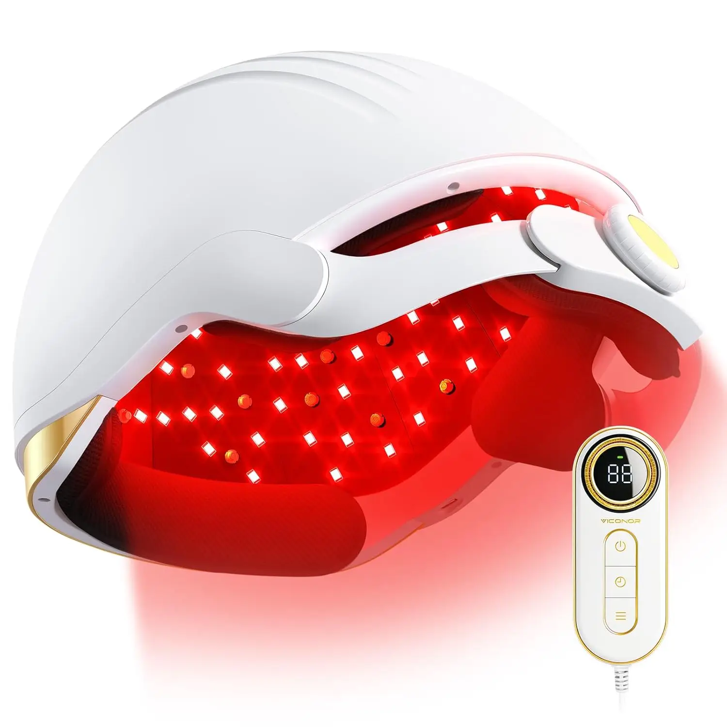 Head Care Treatment Anti Hair Loss Red Light Therapy ABS Material Hair Growth Helmet LLLT Laser Cap