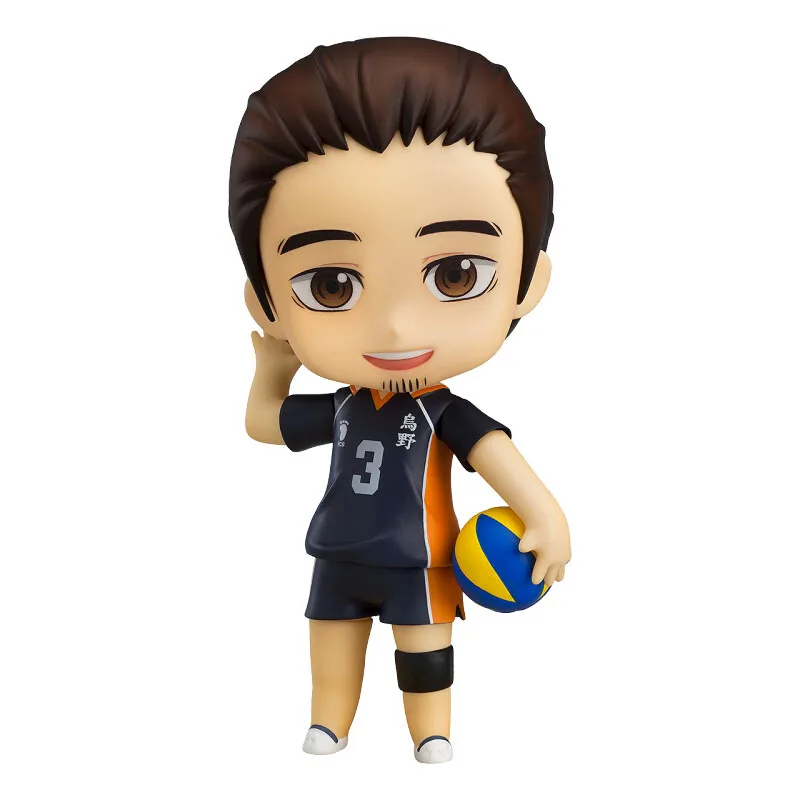 

In Stock Good Smile Original OR Nendoroid 914 Haikyuu!! Karasuno Asahi Azumane Movable Action Figure Model Children's Gifts