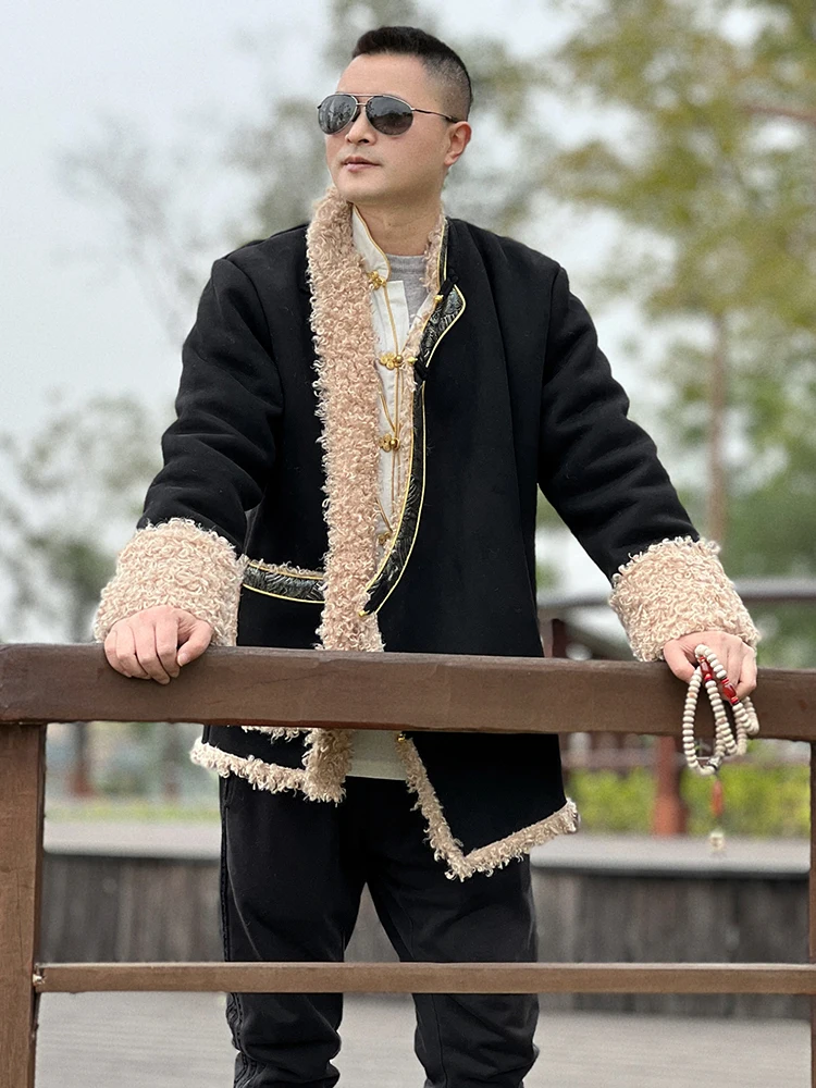 hommes-hiver-tibetain-sle-daim-fce-double-jaet-ethnique-tibetain-vetements-chaud-patchwork-couleur-tibetain-national-sle-robe