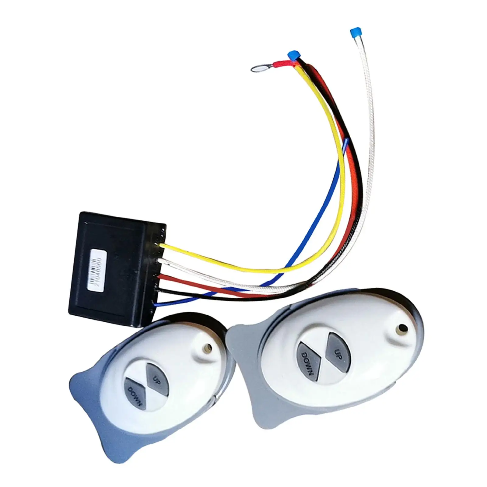 مرساة بحرية عن بعد، مفتاح بلاستيكي لاسلكي، وحدة تحكم مقاومة للماء لمعدات الإبحار على شكل قارب واليخوت