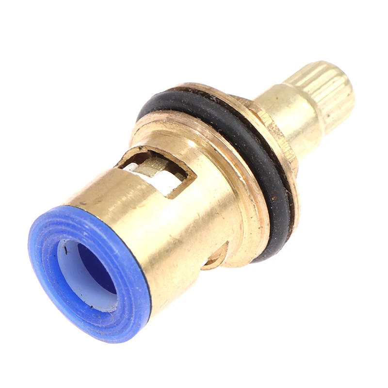 Universal Replacement Tap Valves Brass Ceramic Disc Cartridge Inner Faucet Valve for Bathroom, Clockwise or Anti-clockwise