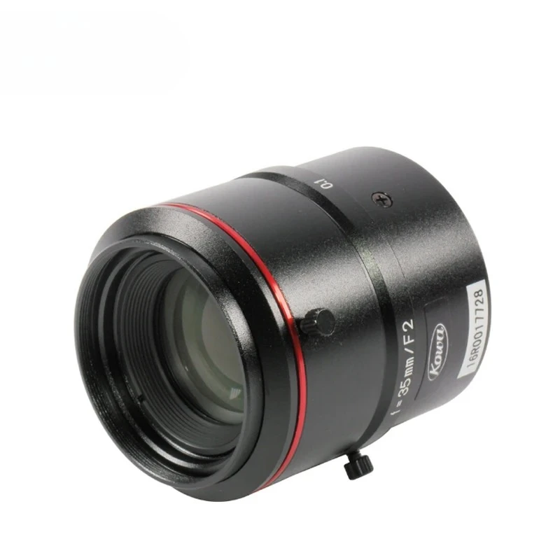 Industrial Fixed Focal Length High Resolution Lens LM35JC10M 200Lp/mm Low Distortion C-Mount Industrial Camera FA Lens