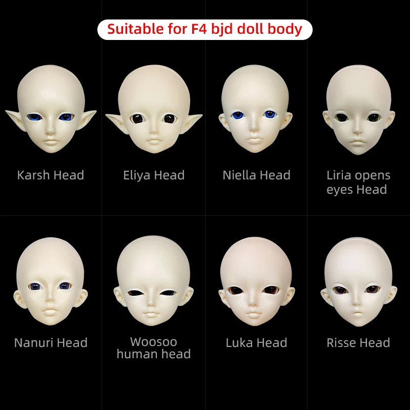 Fairland Minifee Head Only Bjd doll Head Face Up can be Choosen Resin MSD Kit BB Fairyland Toy Gift for luodoll Use