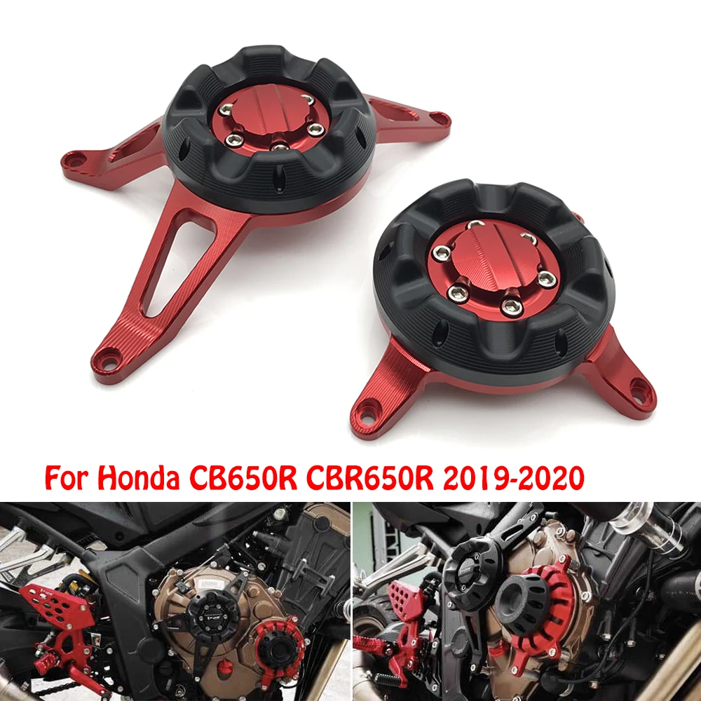 

Motorcycle Engine Case Saver Cover Guard Crash Pad Frame Slide For Honda CB650R CBR650R CB CBR 650R CBR 650 R 2019-2020