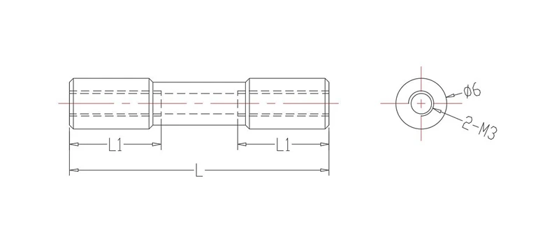 Weiyi 10 Stück M3 Aluminium-Abstandshalter M3*10/15/20/25/28/30/35mm Doppelrunde Aluminiumlegierungs-Abstandshalter für RC-Teile – Detail 2