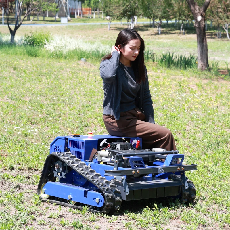 Customized Professional Grade Remote Control Lawn Mower 4 Stroke All Terrain Labor Saving For Courtyard Lawn