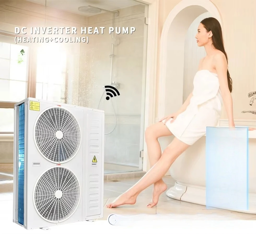 Heat-pumps Dc Inverter air Source Water Heaters Heating Cooling 9.5kw to 23.5kw Wifi Heat Pump