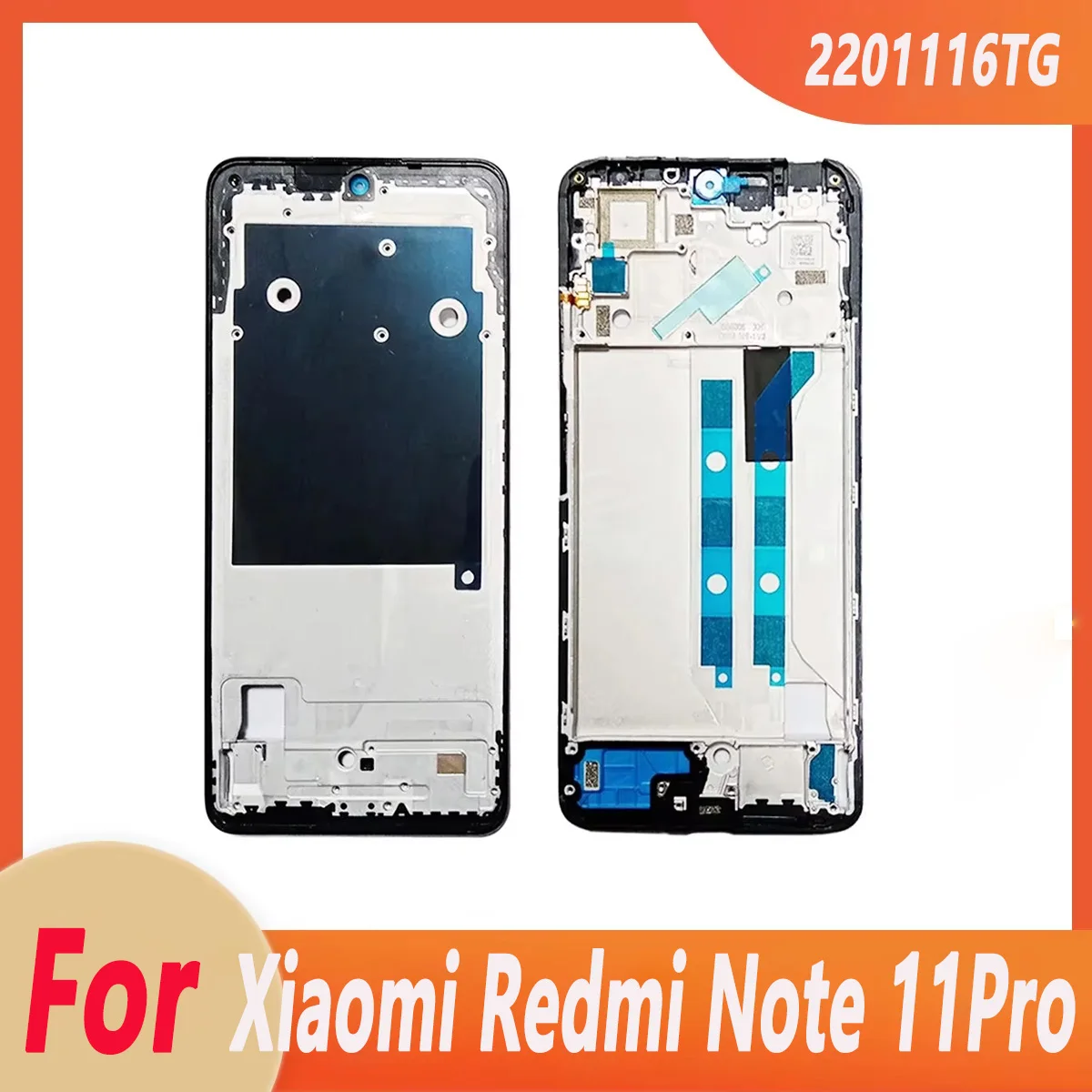 Note 11 Pro Black Frame For Xiaomi Redmi Note 11 Pro Frame 2201116TG