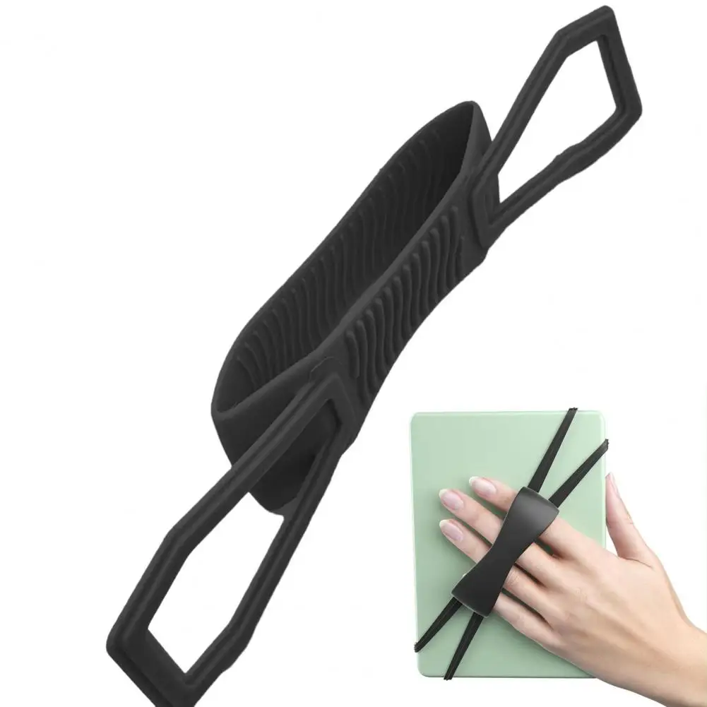 Ремешок для планшета, универсальный силиконовый ремешок для рук для считывателей электронных книг 4-8 дюймов, безопасный легкий держатель для пальцев Kindle