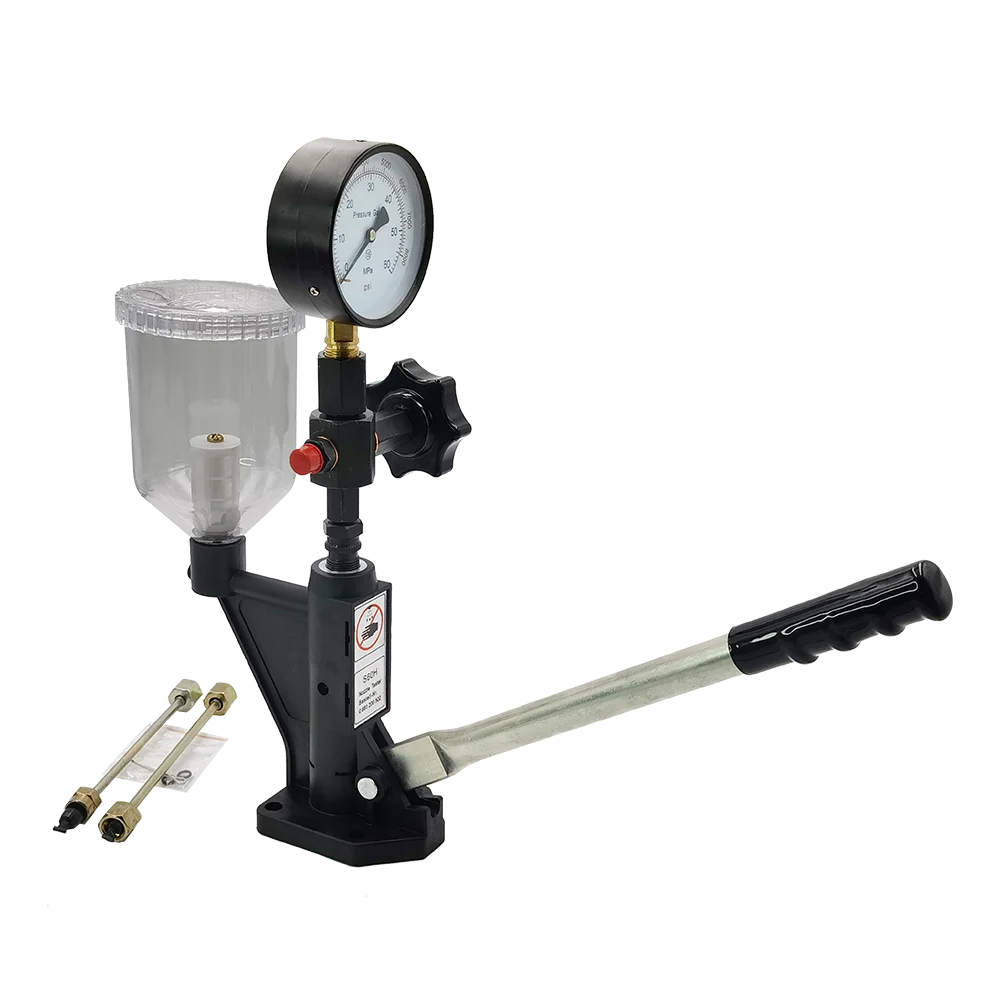 

Fuel S60 H Injector Nozzle Tester with Dual Scale Gauge S60H Fuel Test Bench Calibration