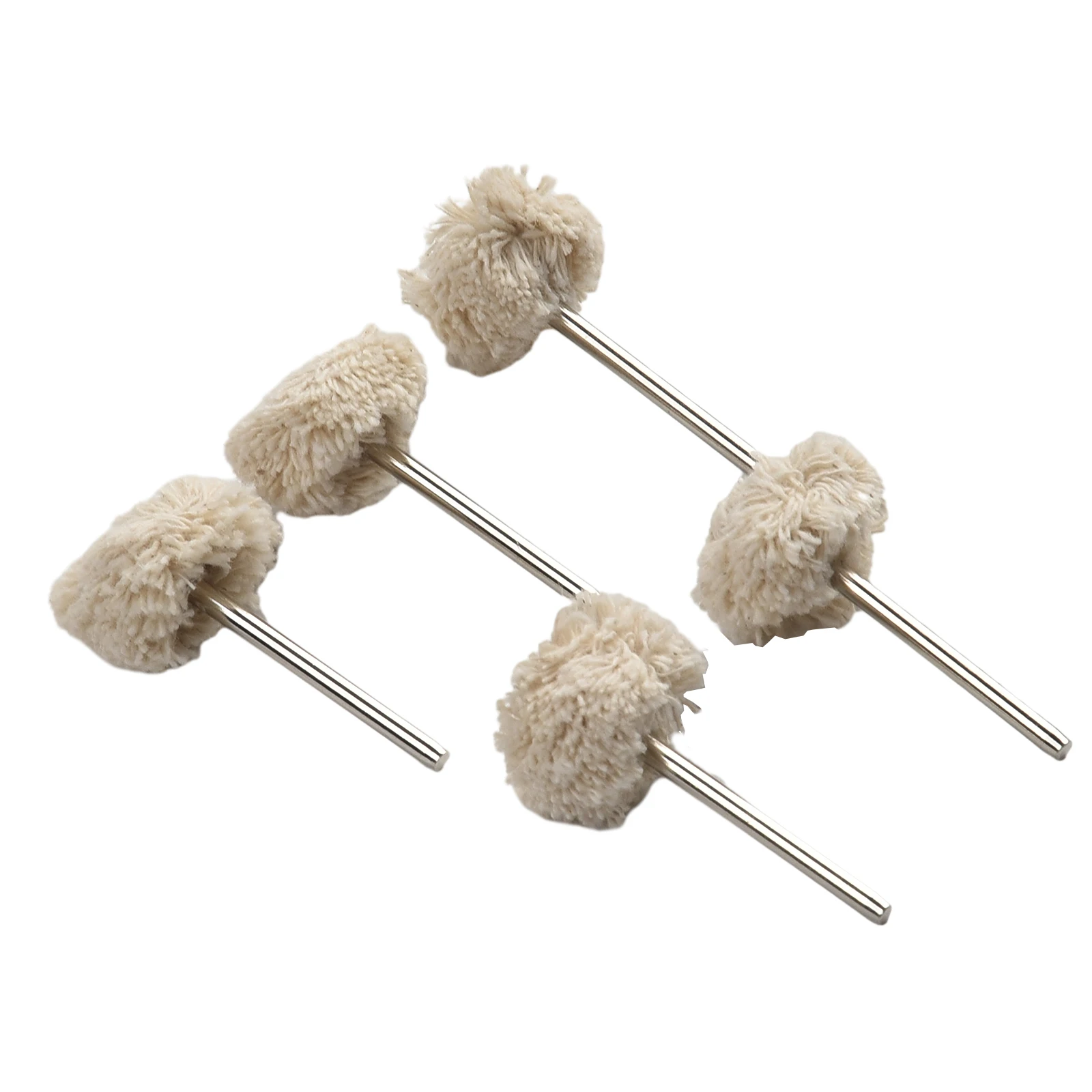 

High Quality Practical Durable Wool Polishing Wheel Buffing Tools 25mm Head Diameter 3mm Shank Grinders Accessories