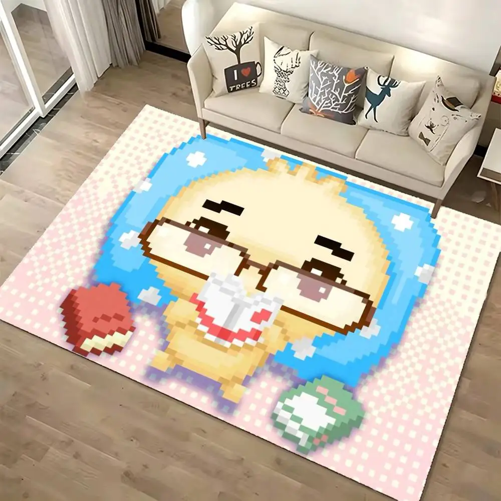 G-Glasses Dumpling Cute Y2K Soft Thick Non-Slip Mat for Living Room Bedroom Kitchen Decor Rugs