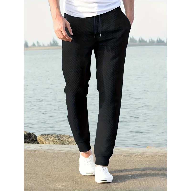 Winter and fall men's tights and thick casual Harlan foot pants men's thick sportswear men's tights