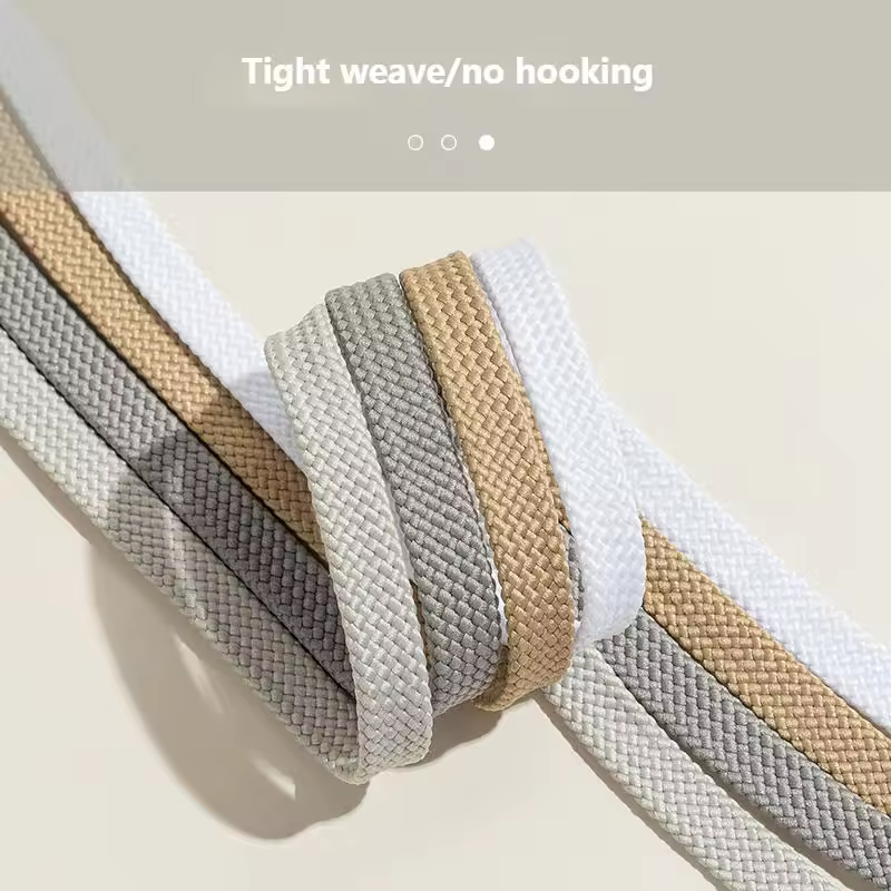 New Flat Classic Shoelaces for Sneakers Casual Shoe laces White Black Sports Shoelace Shoes Balanc String Shoe Accessories - Image 3