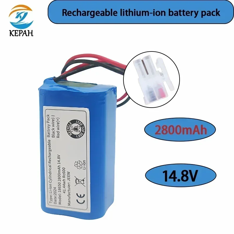 14.4V 6800mAh/9800mAh 4S1P Replacement Li-ion battery suitable Robot Vacuum Cleaner Rechargeable Battery robot Electric Sweeper