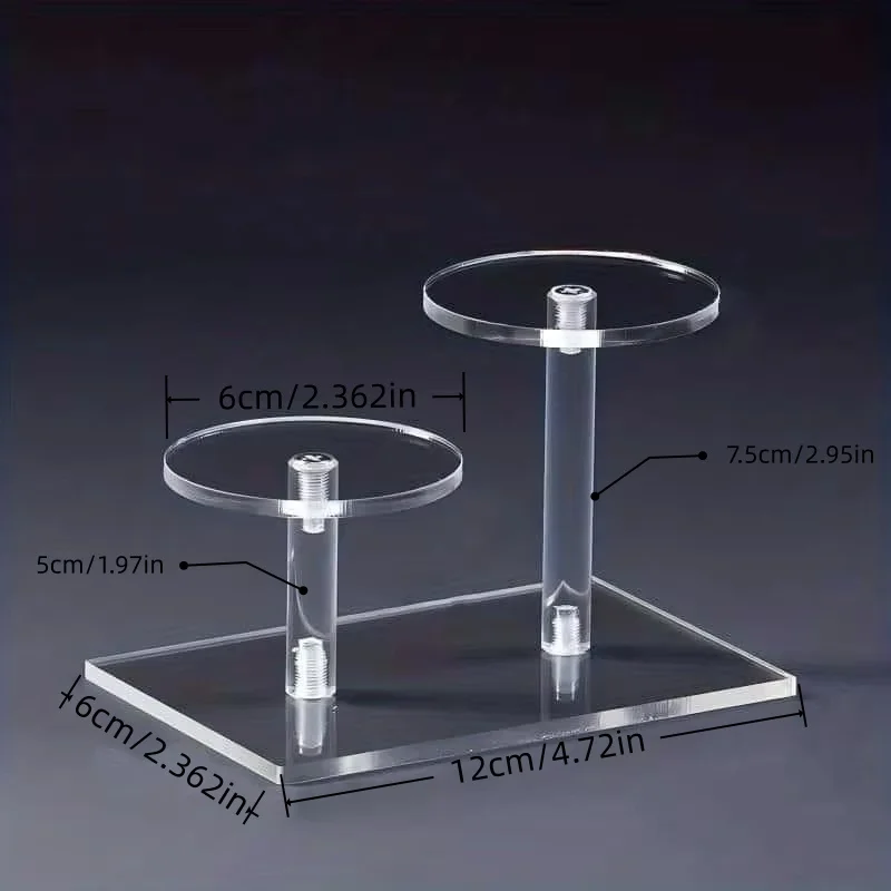 High Transparency Acrylic Display Rack for Jewelry and Cosmetics