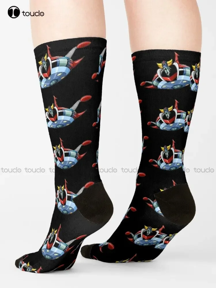 Atlas Goldrake Socks  For Girls Personalized Custom Unisex Adult Teen Youth  Street Skateboard Socks Custom Gift Funny