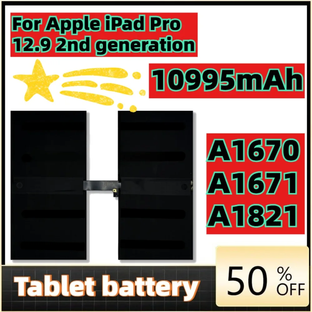 

Tablet battery For IPad Pro 12.9 2 Nd Gen A1670 A1671 A1754 A1821 (2017)
