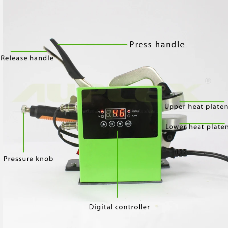 AP2011 Manual Rosin Press 220V/110V Portable Double Aluminum Heating Press Solvent-Free Pine Oil Extraction Machine