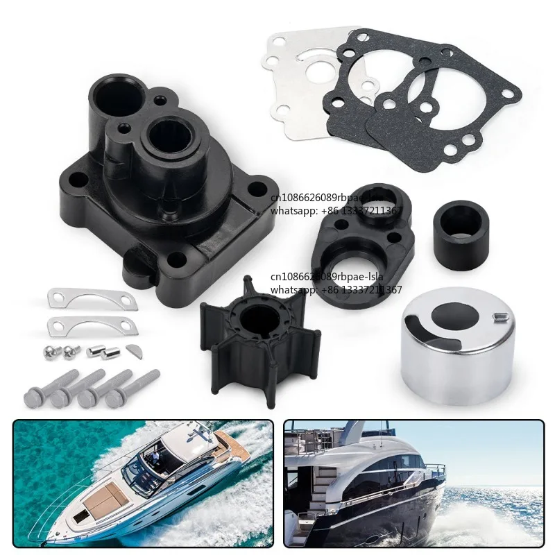 Outboard Water Pump Impeller Repair Kit 682-W0078 Fit for  2 Stroke 9.9HP Boat Motor Replacement Parts