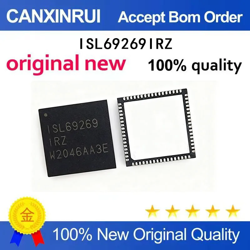 

(5 Pieces) Brand new original ISL69269IRAZ ISL69269IRZ digital controller QFN-68 package 8 * 8
