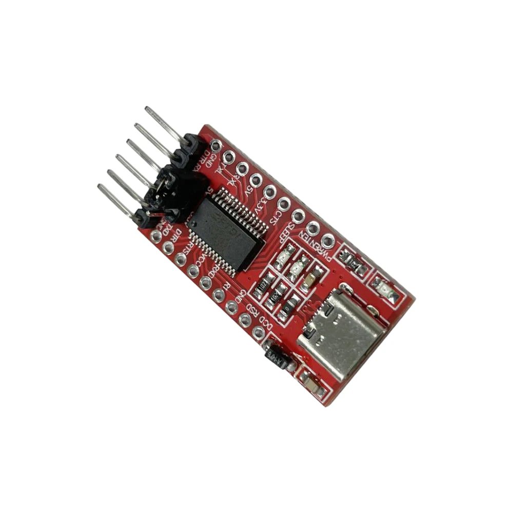 FT232RL FTDI Type-C to TTL Serial Converter Adapter Module 3.3V 5.5V CP2102 Breakout Mini USB to TTL Adapter Board for Arduino