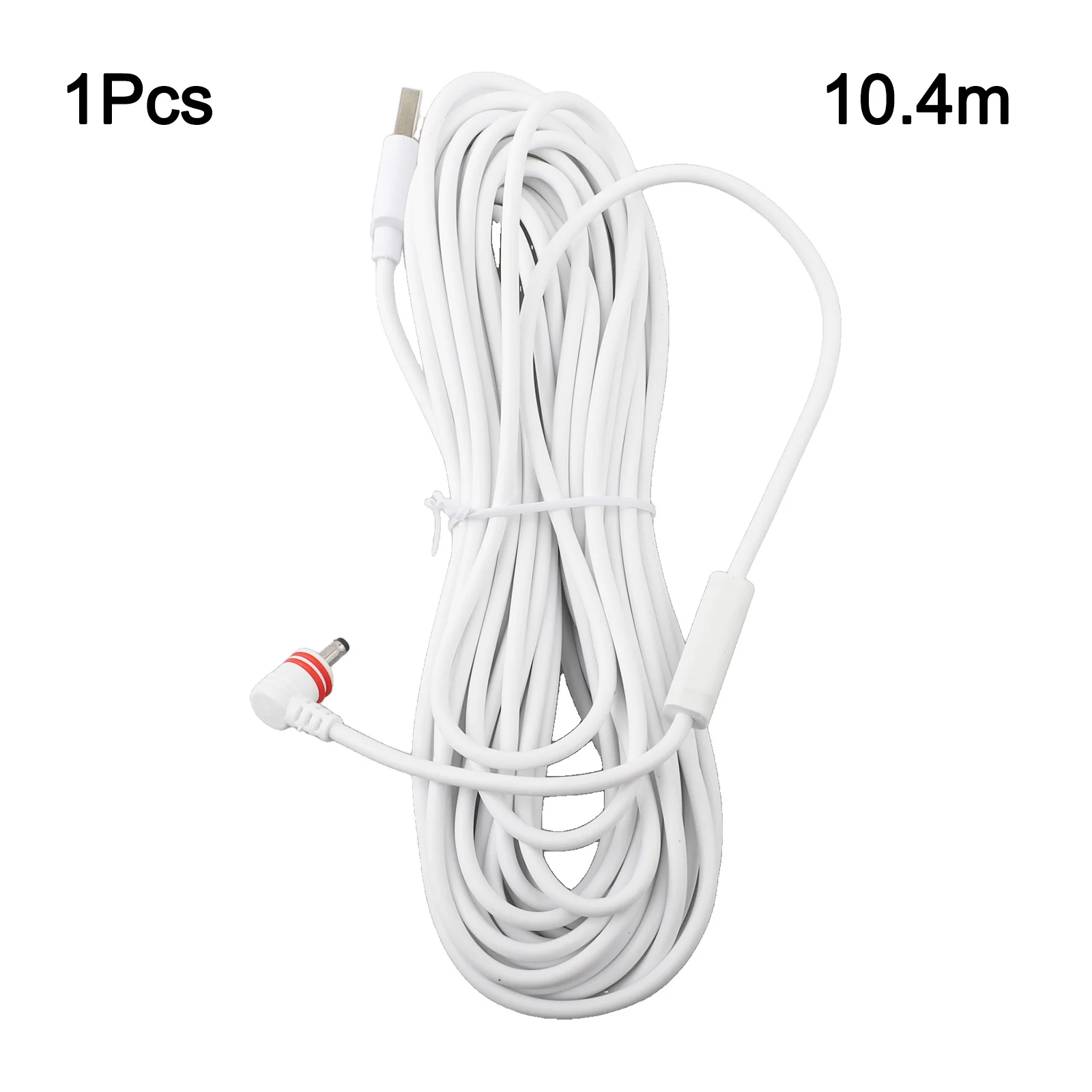 White 7.6m 10m Power Cable Adapter With Short Circuit Protection For For Ring Spotlight Cam Plus Pro And For Reolink For Argus O