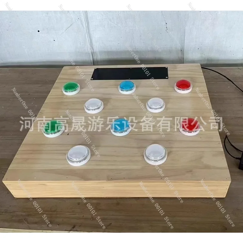 Interactive Whack-A-Mole Game Machine with Basketball Shooting & Music, Amusement Equipment for Event & Party