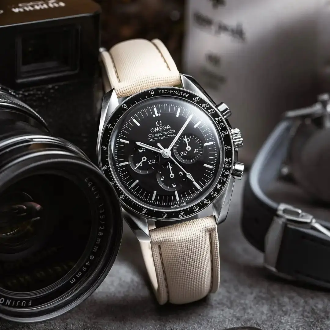 20 มม.21 มม.22 มม.ยาง FKM สายนาฬิกา Perfect Fit Cartier Santos Omega AP Panerai Sekio FLAT End Universal สายนาฬิกา