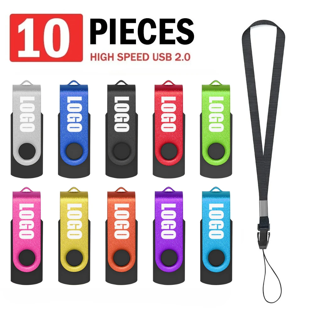 

10 шт./лот, бесплатный логотип, флэш-накопитель реальной емкости, USB 2,0, 4 ГБ, 8 ГБ, 16 ГБ, 32 ГБ, 64 ГБ, 128 ГБ, USB-накопитель для фотосъемки, подарок, Pendrive