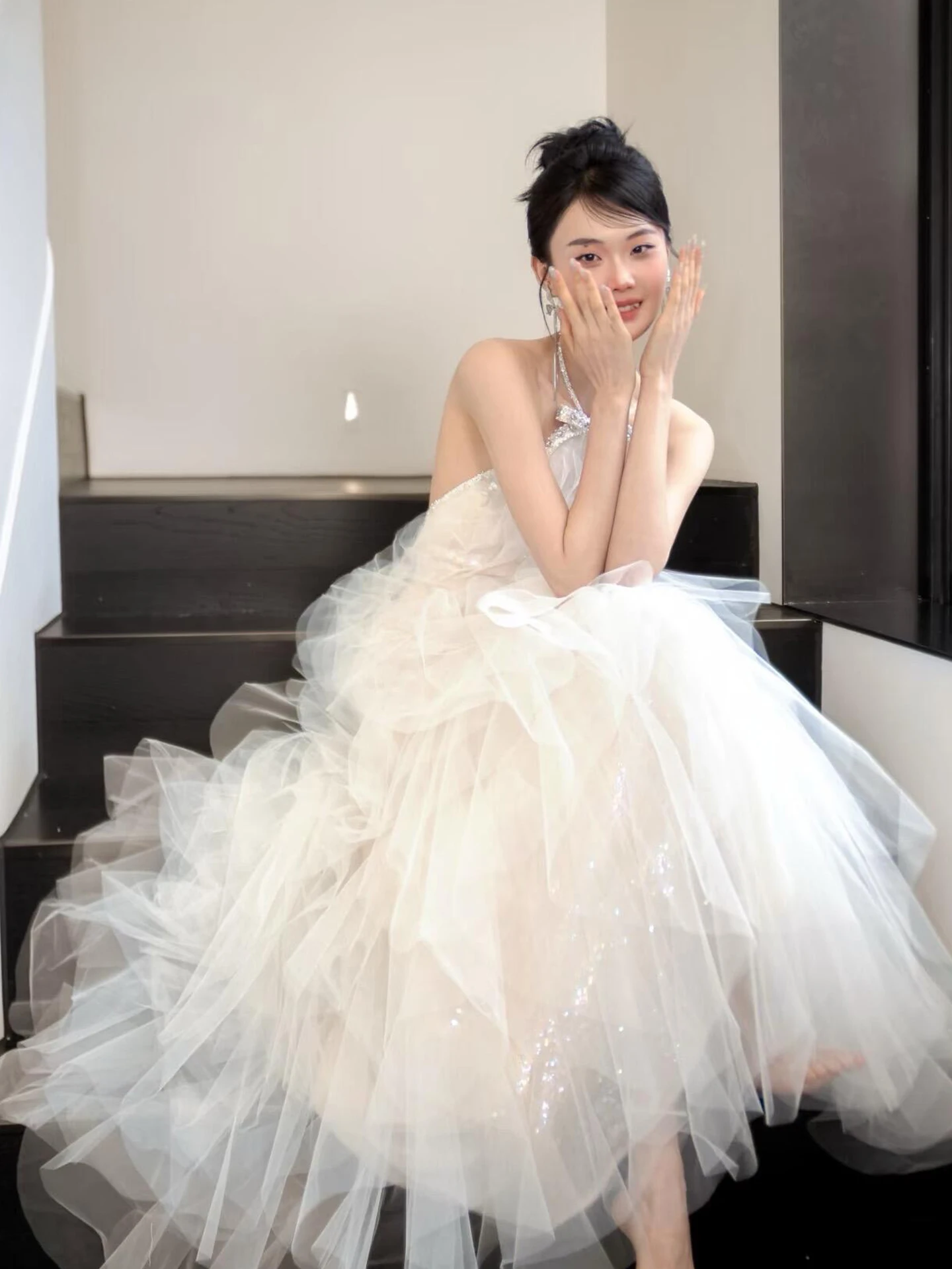 Ball Wear Morning Gowns Women's Light Wedding Dress High-Grade Super Mori Bride Engagement High-End Affordable Luxury Niche