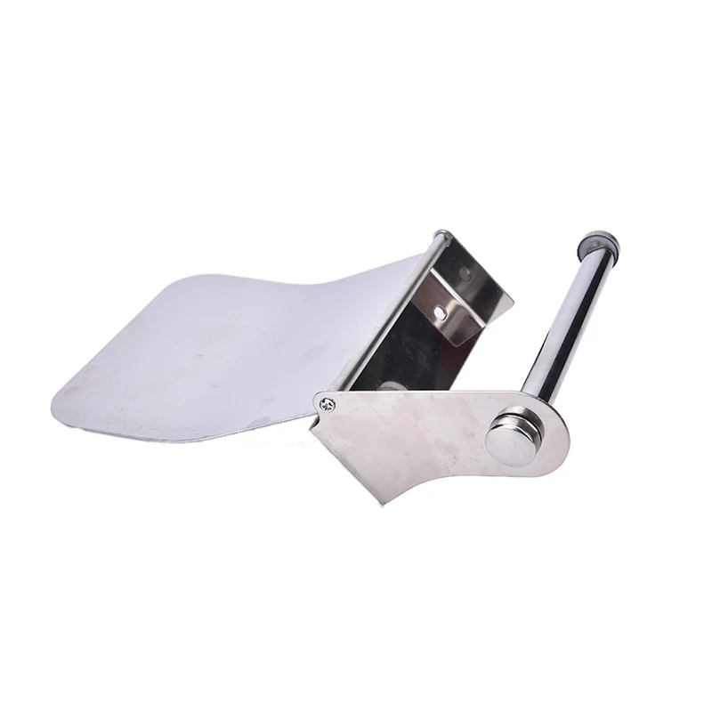 Stainless Steel Bathroom Toilet Paper Holder Roll Tissue Box Wall Mounted Holder