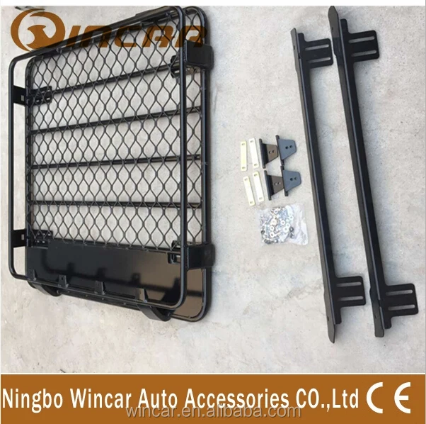 سلة سقف لرف البضائع على السطح العالمي لتركيب كابينة مبارزة للسيارات