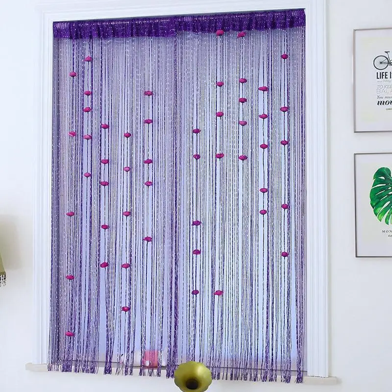 Elegant Rose Trellis Door Curtain with Silver Thread Accents and Tassel Fringe Luxurious Window Treatment for Home Decor