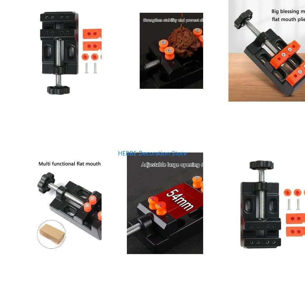 

B0KC Mini Jaw Benches Clamp Table Clamp Folder Fixed Clip Woodworking Table Benches Vise