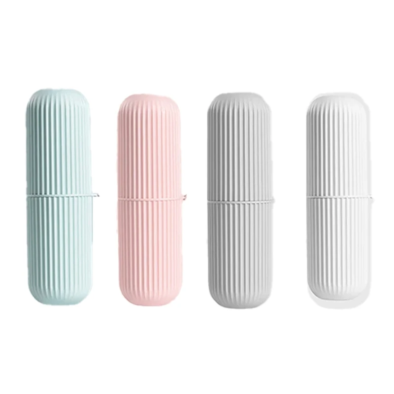 20PCS Portable Toothbrush Storage Case Box Organizer Household Storage Cup For Outdoor Travel