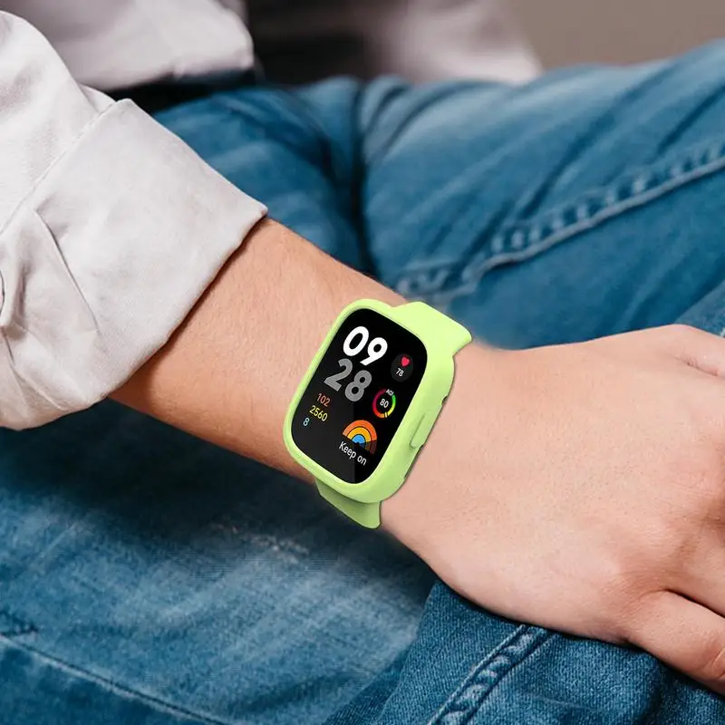 레드미 워치용 소프트 실리콘 보호 쉘, 스마트 워치 커버, 보호 케이스 요소, 스마트 워치 es 레드미 워치 3 프로텍터