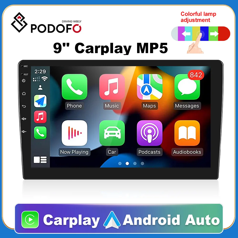 Podofo 2 din Car Radio 9