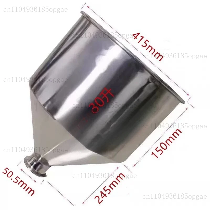 

Filling Machine Hopper, Stainless Steel Hopper, Feed Cylinder, Canning Machine Accessories 30L 40L 50L in Stock