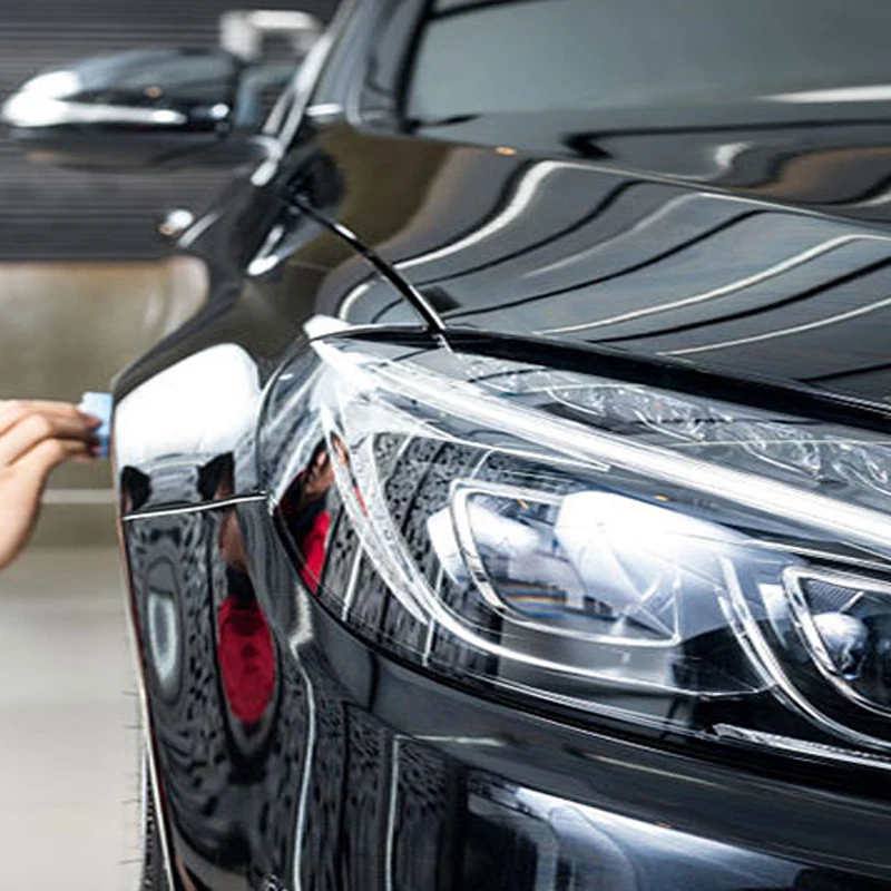 

8 мил самоклеящаяся прозрачная защитная пленка для автомобильной краски PPF, фонари для дверных ручек, наклейка против царапин, длина: 152 см: 1500 см