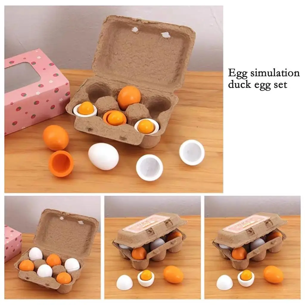 

Kitchen Pretend Play Food Set, Food Toy Realistic Unpainted Learning Models Food Children Kid Education Montessori Toys