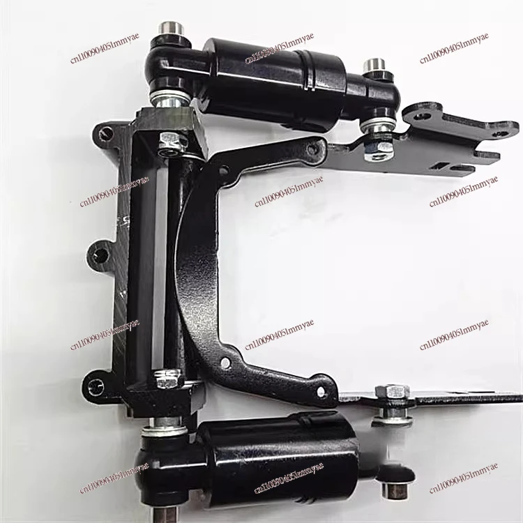 10インチ電動スクーター用リアフォーク、後輪アクセサリー付き、衝撃吸収リアフォーク