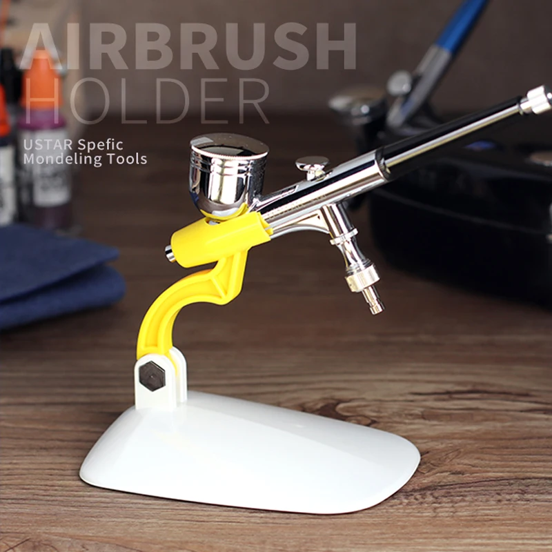 USTAR Airbrush Holder Model Coloring Plastic Spray Pen Stand Hobby Modeling Tools