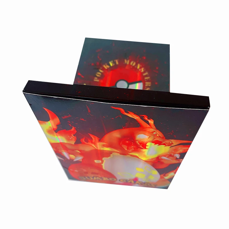 15*21CM Pokemon Cards English GX VMax Oversized Card Charizard Pikachu Rare Collection Battle Trainer Children Birthday Gifts